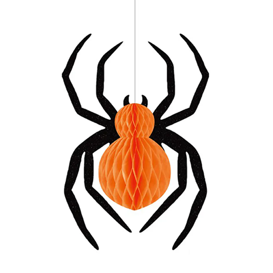 ARAÑA COLGANTE DE PAPEL 24X35.5CM X1U