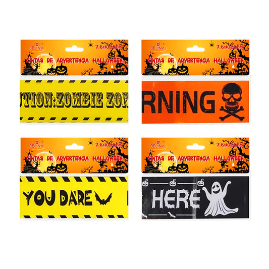 CINTAS DE ADVERTENCIA HALLOWEEN 7.6X1000CM X1U