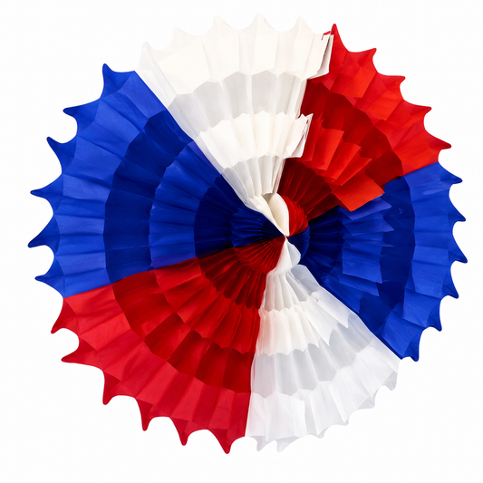 ABANICO TRICOLOR GRANDE X1U