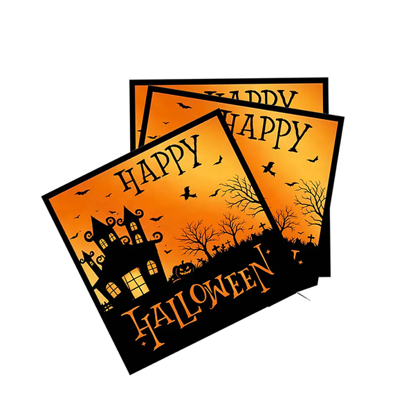 SERVILLETAS DE HALLOWEEN 33CM X16U
