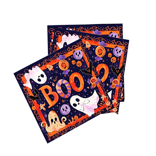 SERVILLETAS DE HALLOWEEN 33X33CM X16U