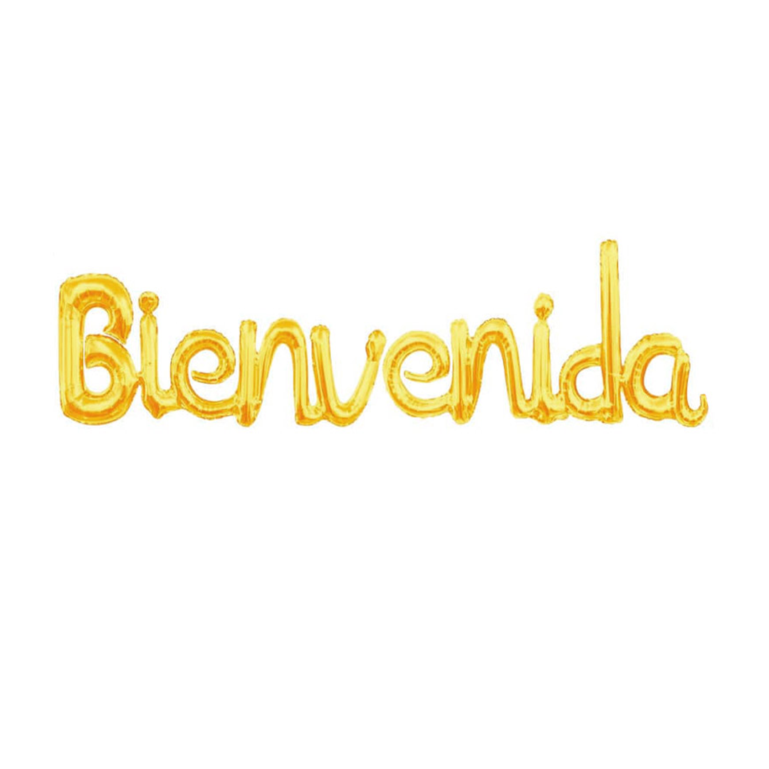 GLOBO METALICO BIENVENIDA 18" 45CM X1U