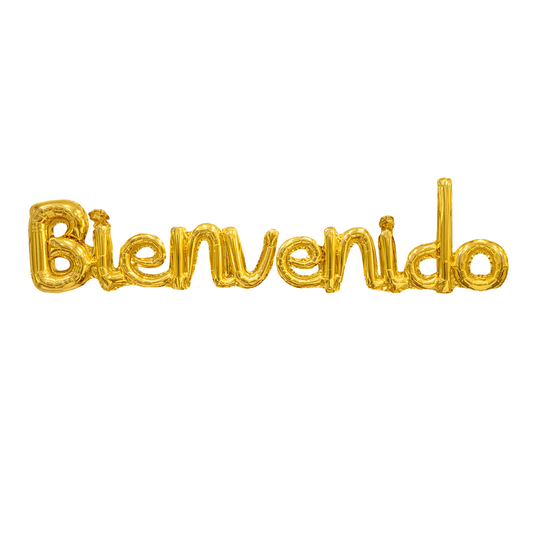 GLOBO METALICO BIENVENIDO 18" 45CM X1U