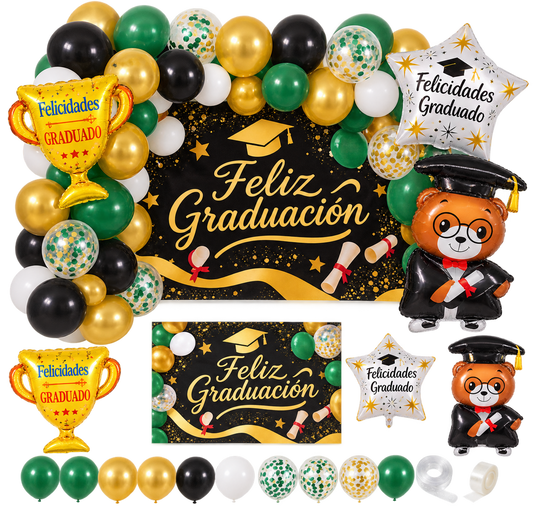 SET DE DECORACION "FELIZ GRADUACION" X29U