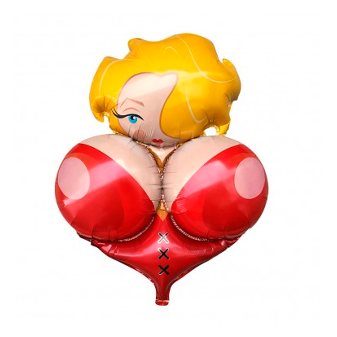 GLOBO METAL BOOBS DESPEDIDA SOLTERA 67X55CM