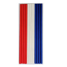 BOMBILLAS POLIPAPEL TRICOLOR X12U