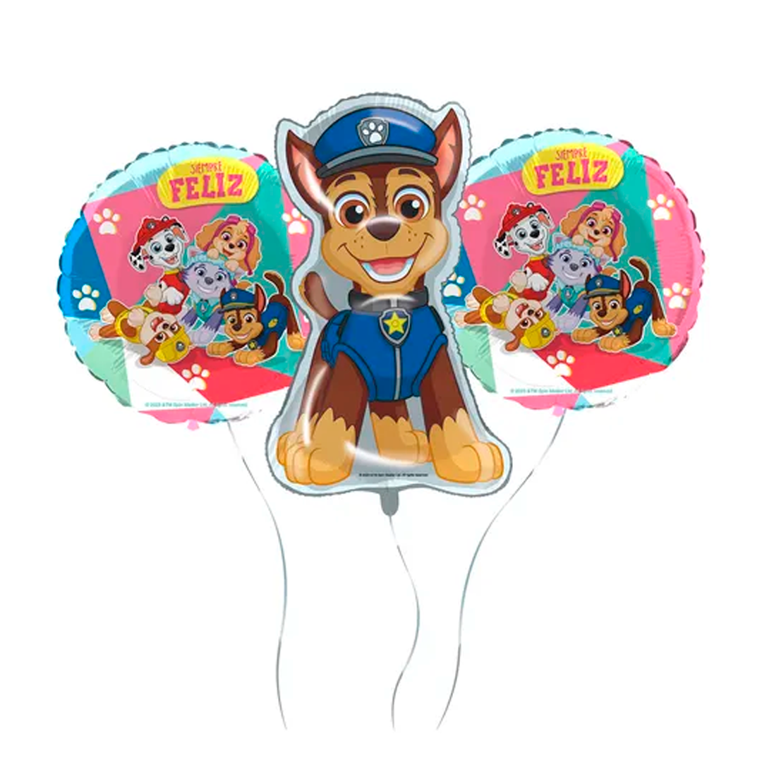 GLOBOS FOIL PAW PATROL X3U