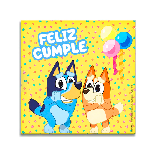 SERVILLETAS BLUEY X10U