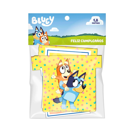 GUIRNALDA FELIZ CUMPLEANOS BLUEY X1U