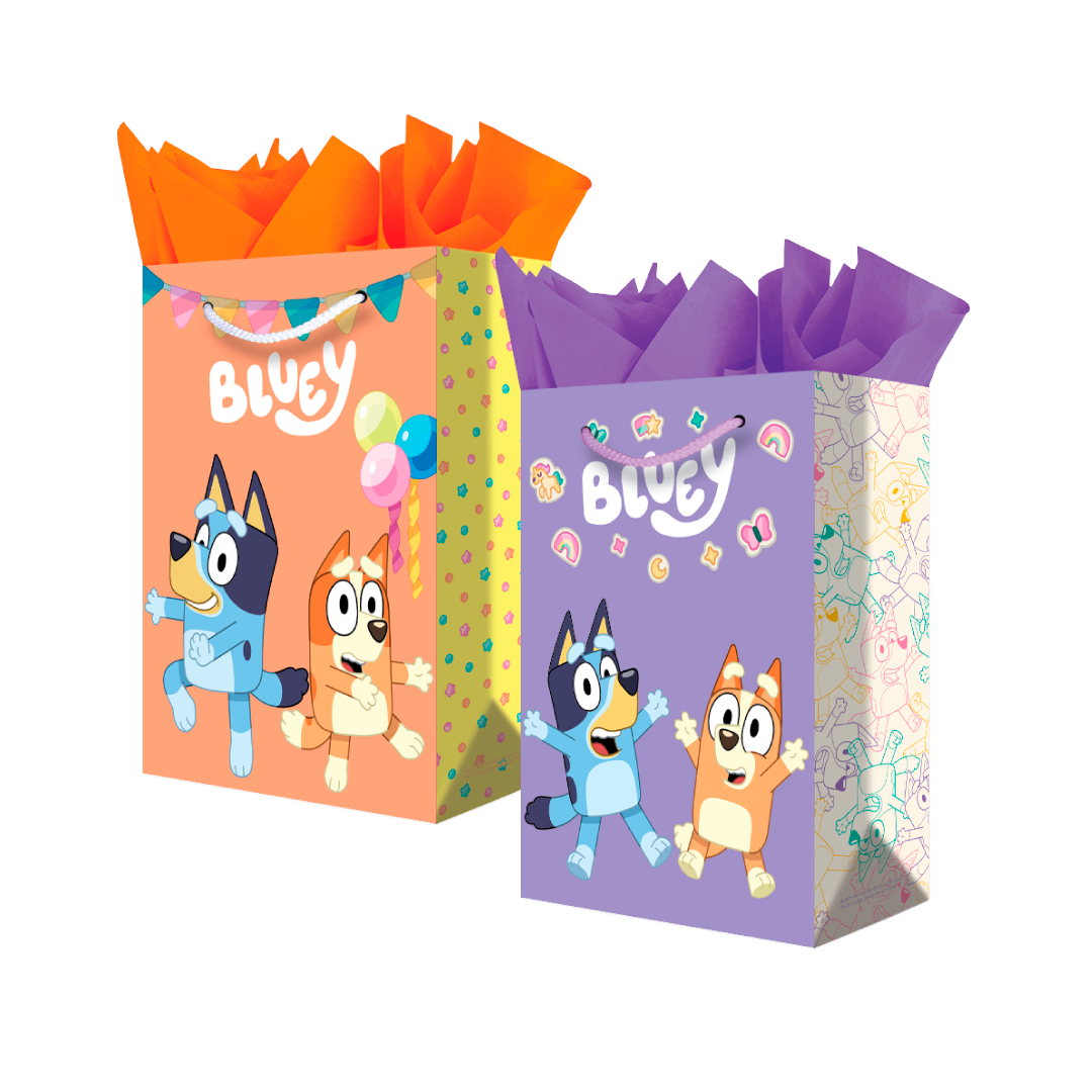 BOLSA DE REGALO JUMBO BLUEY X1U