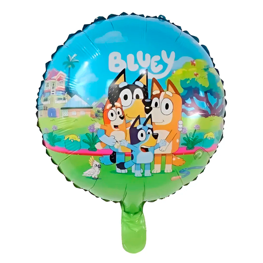 GLOBOS FOIL BLUEY X3U