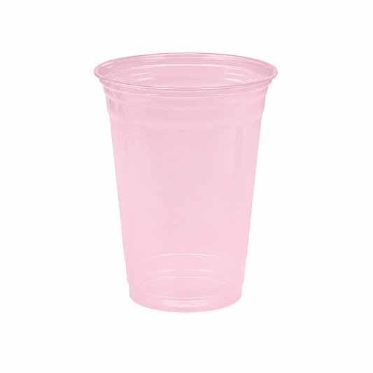 VASO PLASTICO ROSADO 560ML X10U