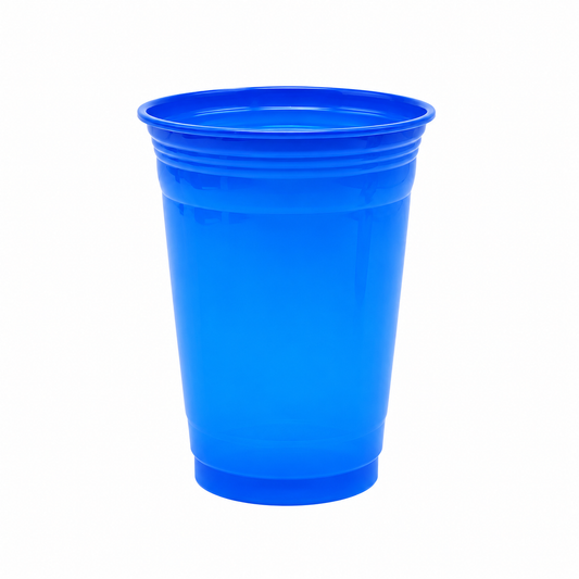 VASO PLASTICO AZUL OSCURO 560ML X10U