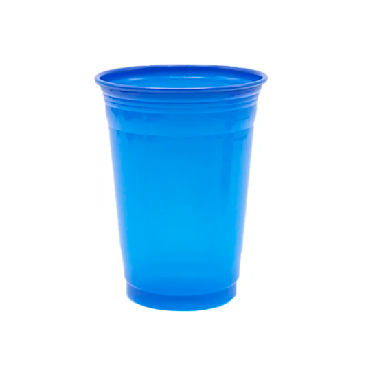VASO PLASTICO AZUL OSCURO 560ML X10U