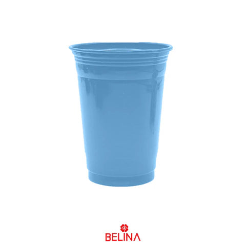 VASO PLASTICO AZUL CLARO 560ML X10U