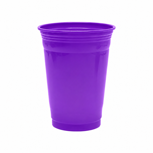 VASO PLASTICO MORADO 560ML X10U