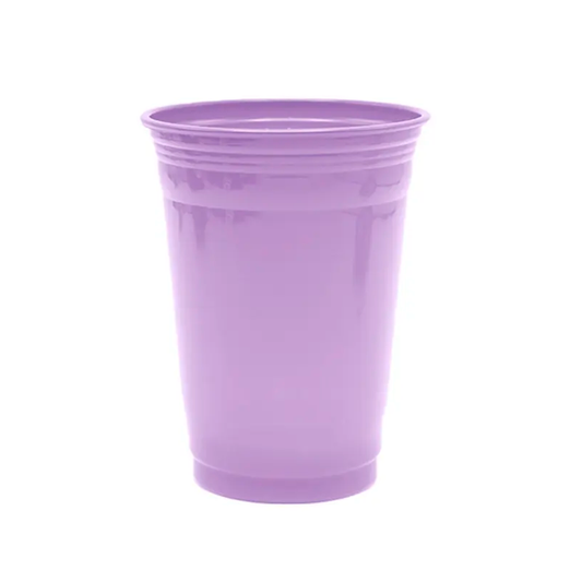 VASO PLASTICO LILA 560ML X10U