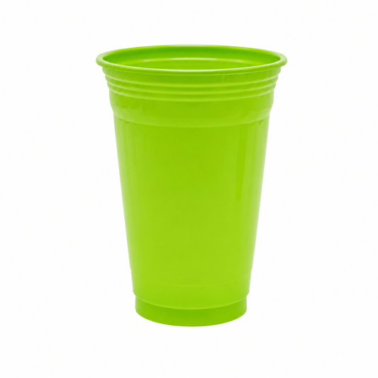 VASO PLASTICO VERDE 560ML X10U