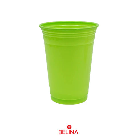 VASO PLASTICO VERDE 560ML X10U