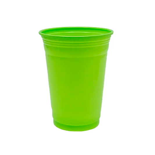 VASO PLASTICO VERDE 560ML X10U