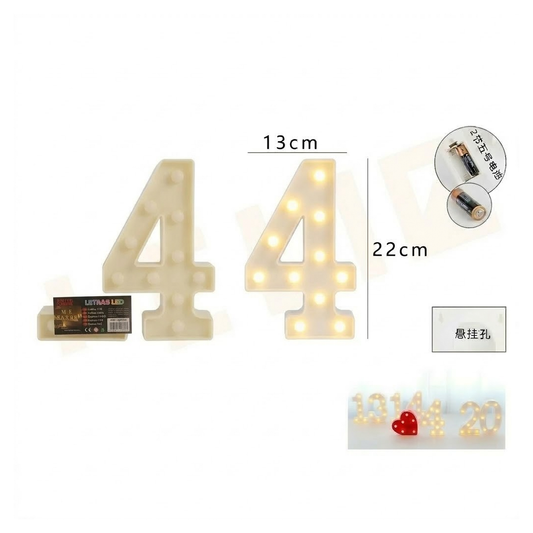 NUMERO LED 4