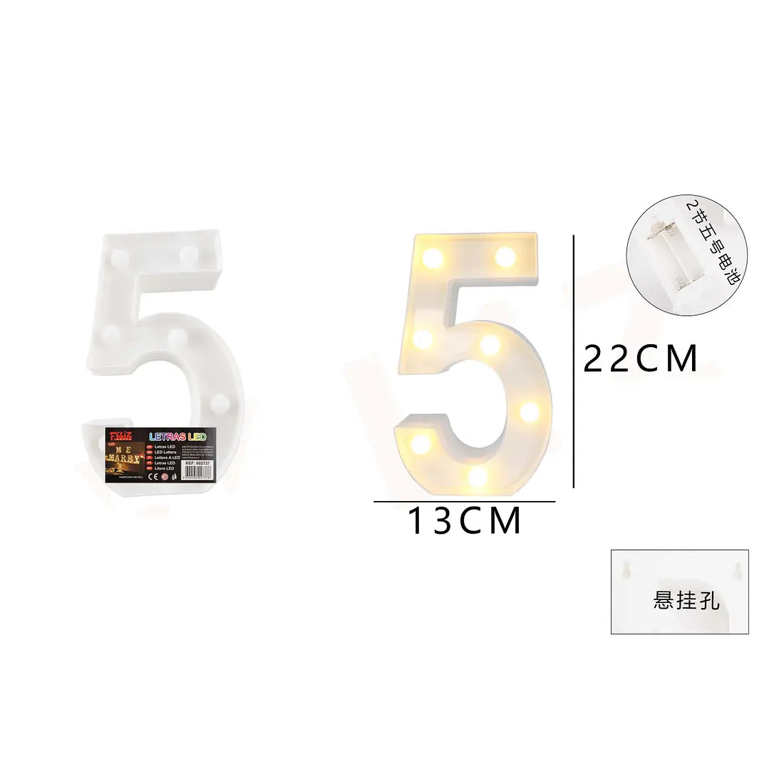 NUMERO LED 5