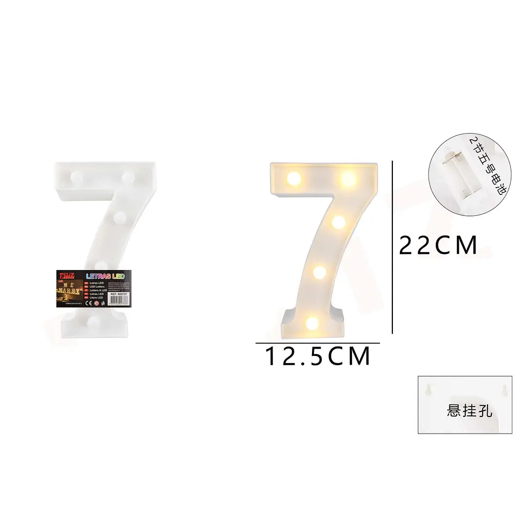 NUMERO LED 7