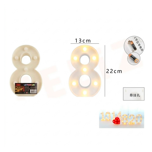 NUMERO LED 8