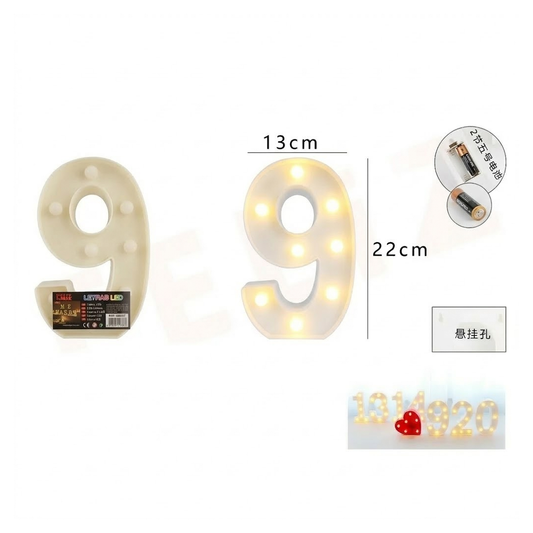 NUMERO LED 9