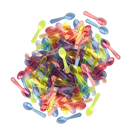 CUCHARAS DE HELADO COLORES MIX X24U