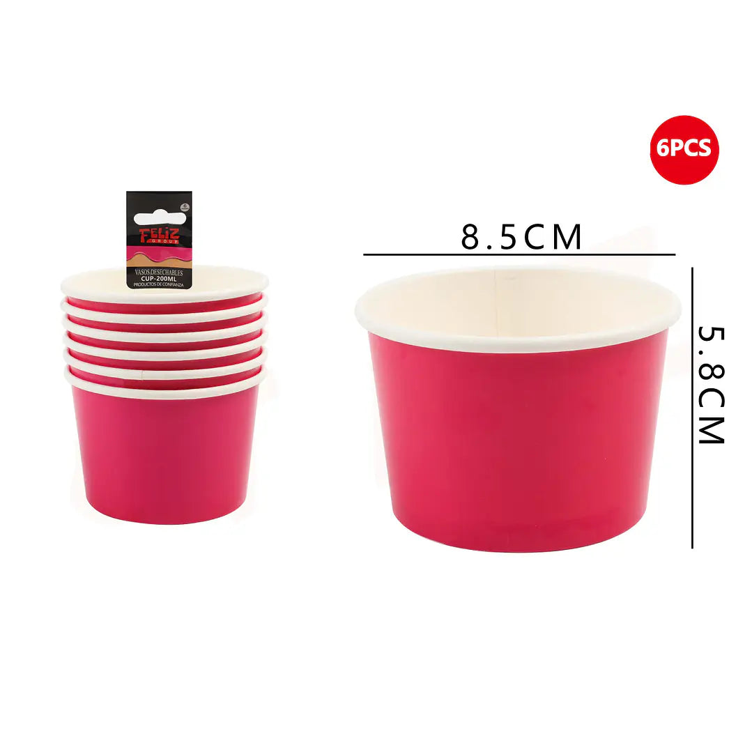 POTE HELADO FUCSIA X6U