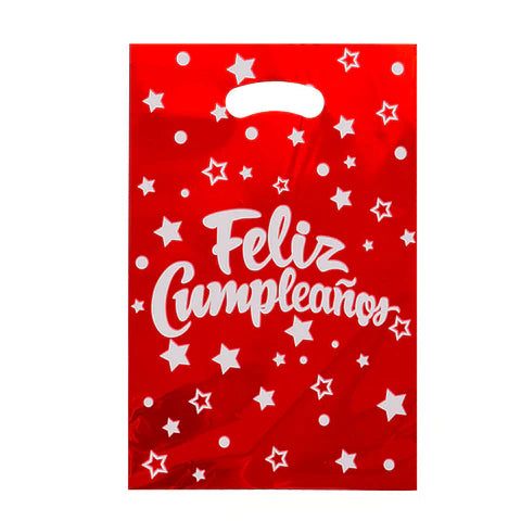 BOLSA DE DULCES ROJA X10U
