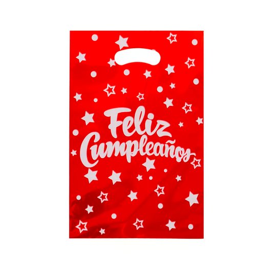 BOLSA DE DULCES ROJA X10U