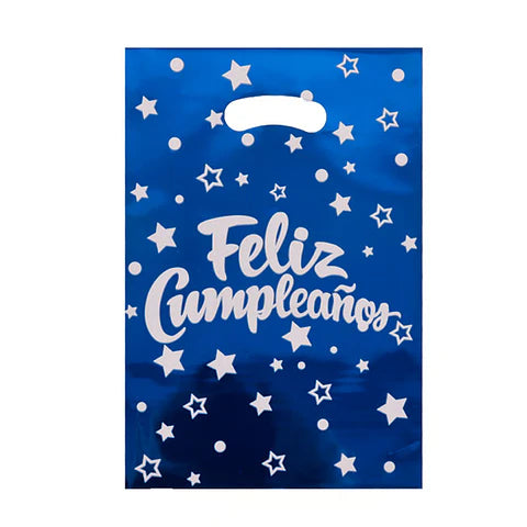 BOLSA DE DULCES AZUL X10U