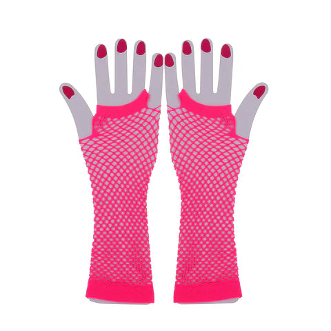 GUANTE MALLA FUCSIA 20CM X1U