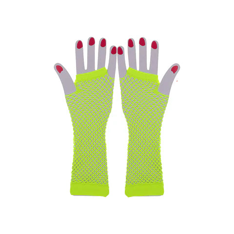 GUANTE MALLA AMARILLO 20CM X1U
