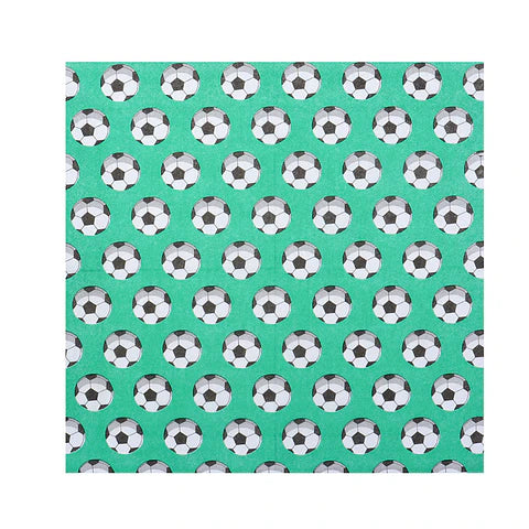 SERVILLETA DE PAPEL FUTBOL 33X33CM X16U