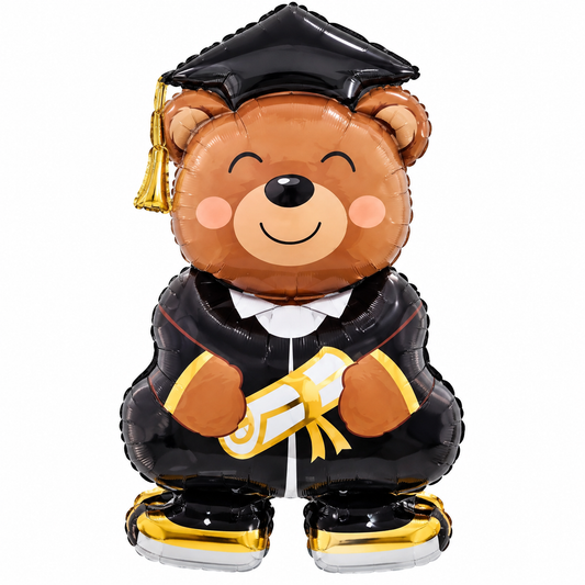 GLOBO METALICO OSITO GRADUADO X1U