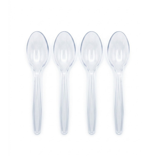 CUCHARAS TRANSPARENTE X20U