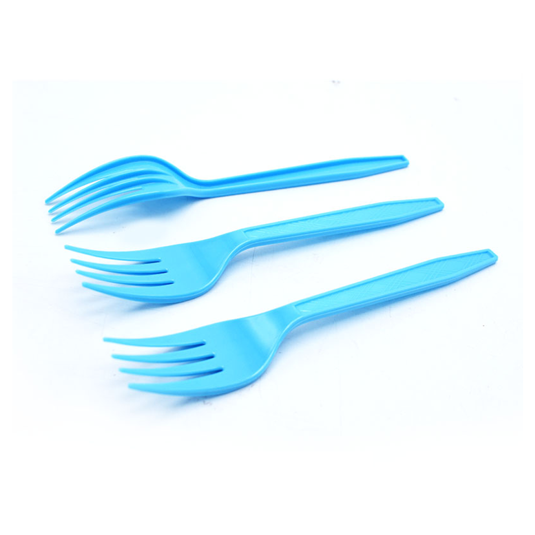 TENEDORES PLASTICO CELESTE X20U