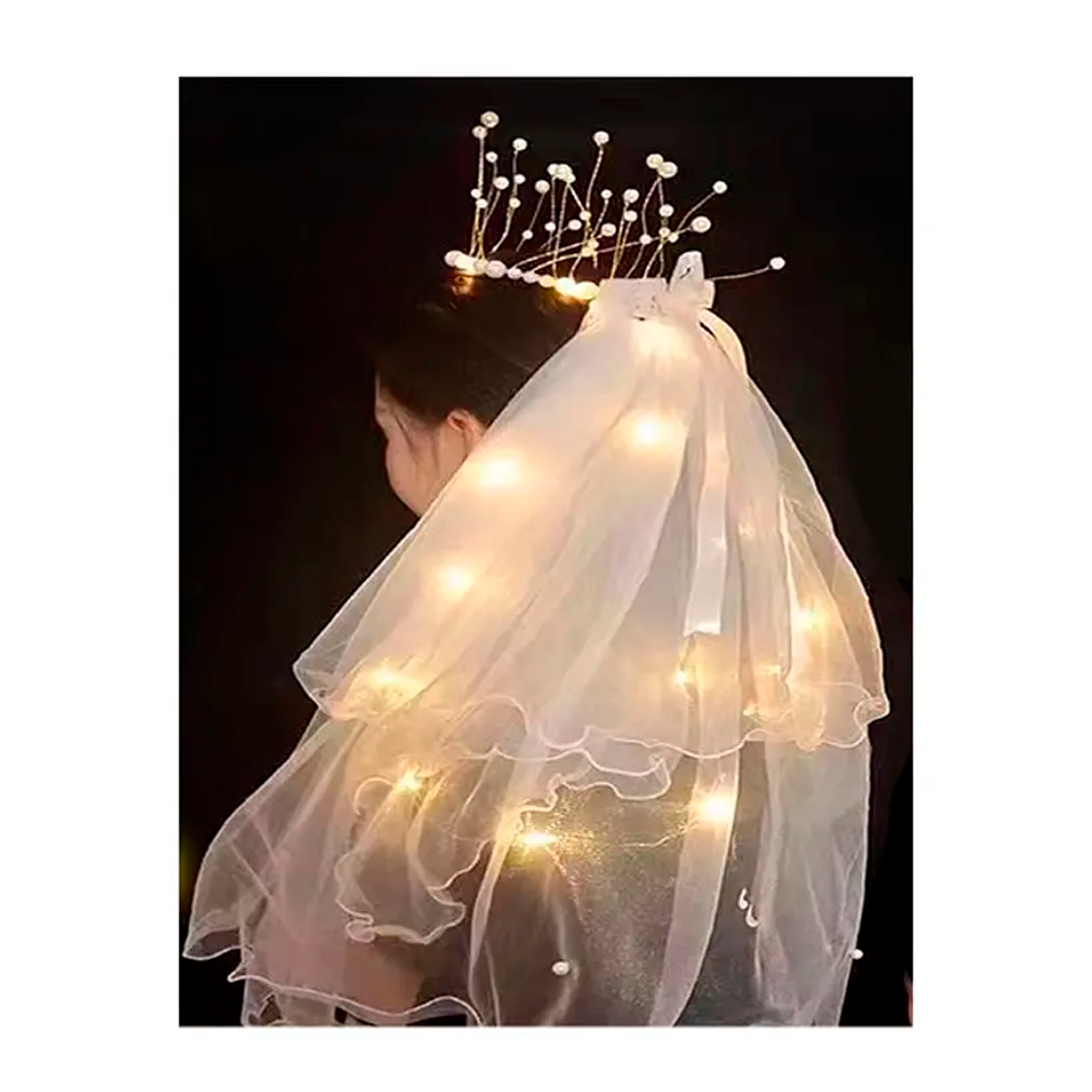 VELO DE NOVIA DESPEDIDA DE SOLTERA 30CM X1U
