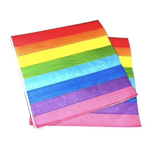 SERVILLETAS COLORES LGTB 33X33CM X16U
