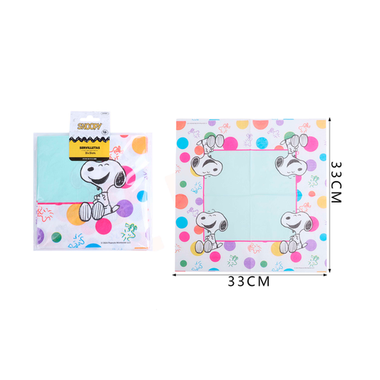 SERVILLETAS SNOOPY X16U