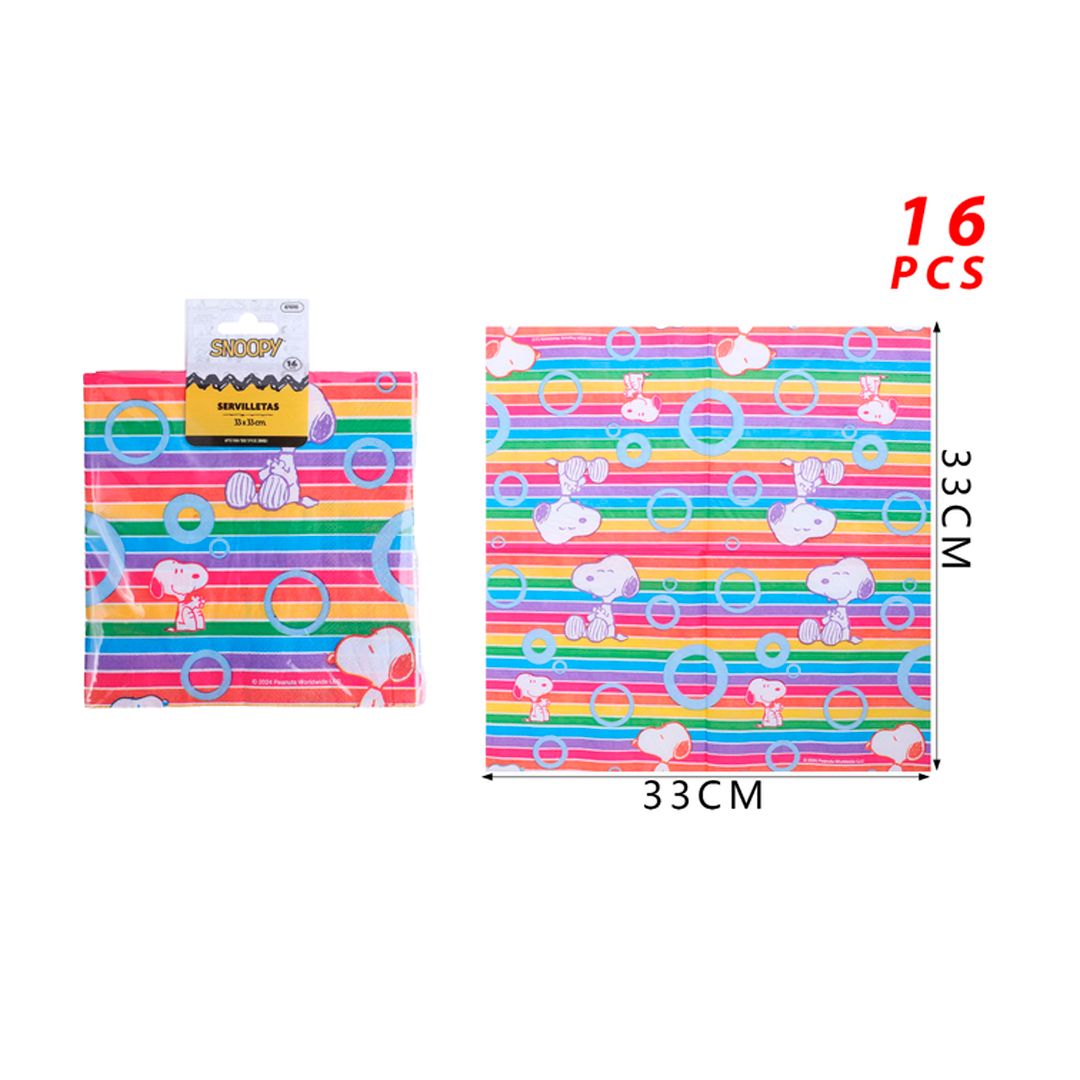 SERVILLETAS SNOOPY X16U