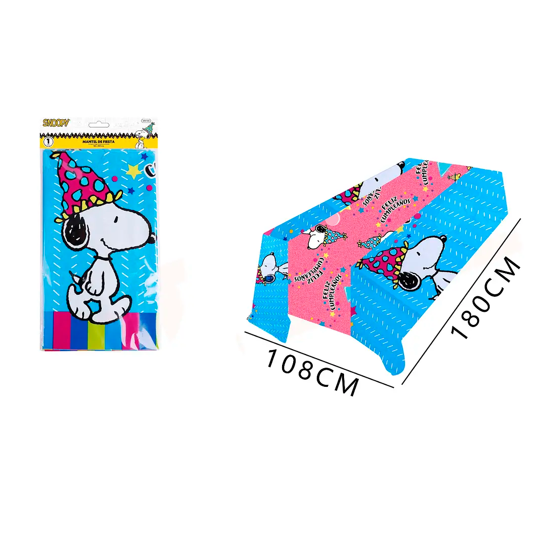 MANTEL SNOOPY 108X180