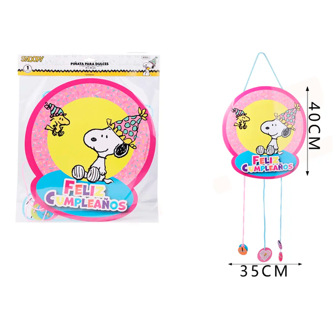 PINATA PARA DULCES SNOOPY