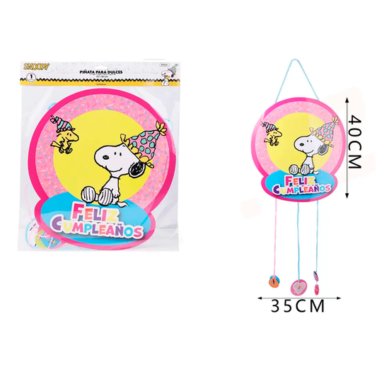 PINATA PARA DULCES SNOOPY