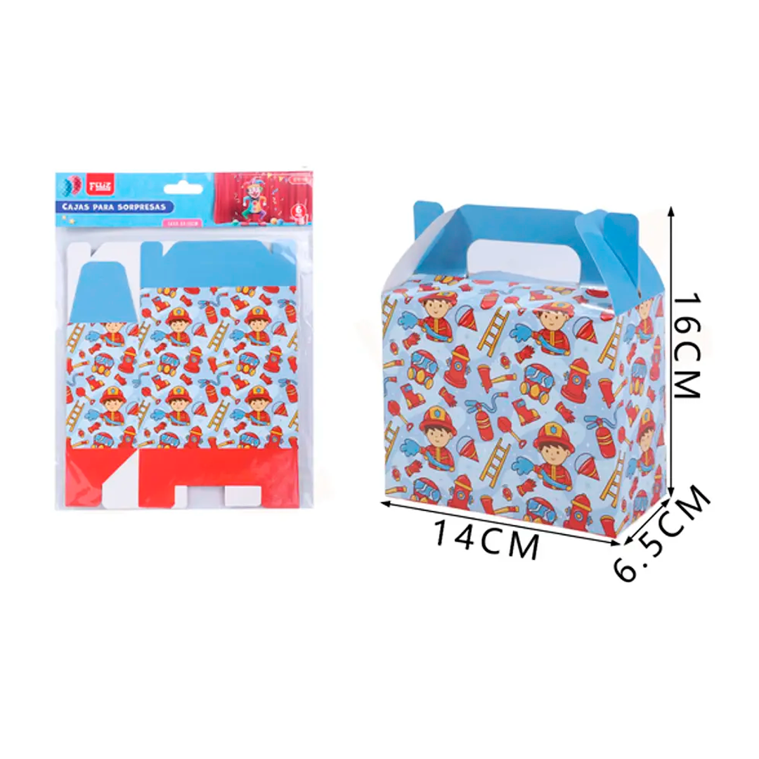 CAJA DE SORPRESAS BOMBEROS X6U