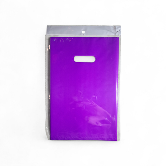 BOLSA PLASTICA MORADO X10U