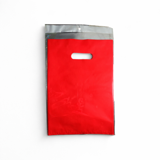 BOLSA PLASTICA ROJO X10U
